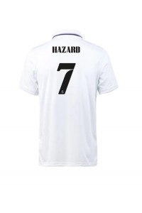 Fotbalové Dres Real Madrid Eden Hazard #7 Domácí Oblečení 2022-23 Krátký Rukáv